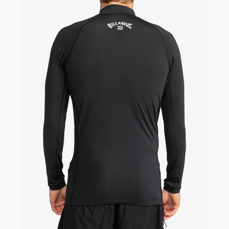 Férfi hosszú ujjú felső úszáshoz Billabong Waves All Day black 4