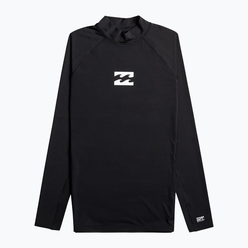 Férfi hosszú ujjú felső úszáshoz Billabong Waves All Day black 5