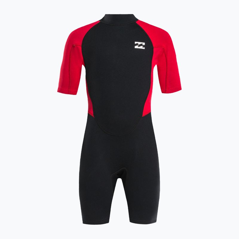 Gyermek úszóhab Billabong 2/2 Boys Intruder BZ SS Spring red 2