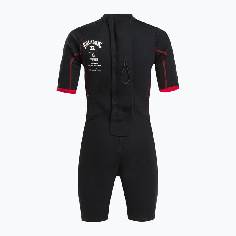 Gyermek úszóhab Billabong 2/2 Boys Intruder BZ SS Spring red 5