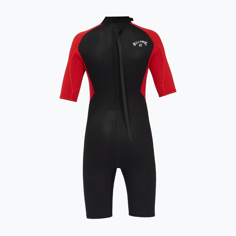 Gyermek úszóhab Billabong 2/2 Boys Intruder BZ SS Spring red 7