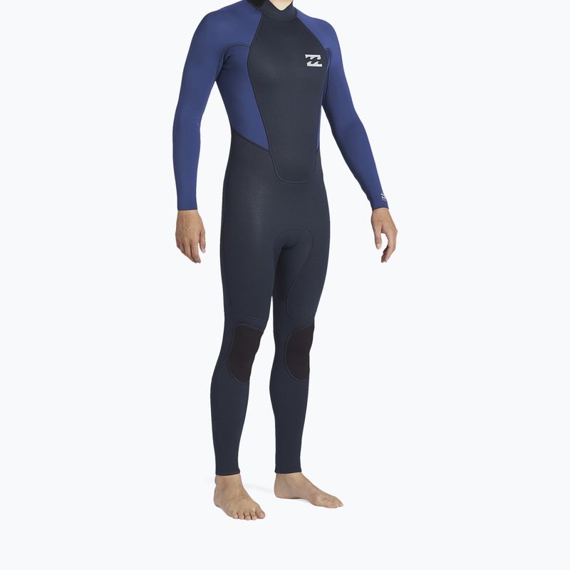 Férfi búvárruha Billabong 3/2 Intruder BZ FL Full navy 2