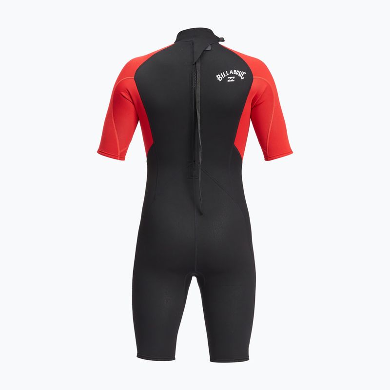 Férfi búvárruha Billabong 2/2 Intruder BZ SS Spring red 2