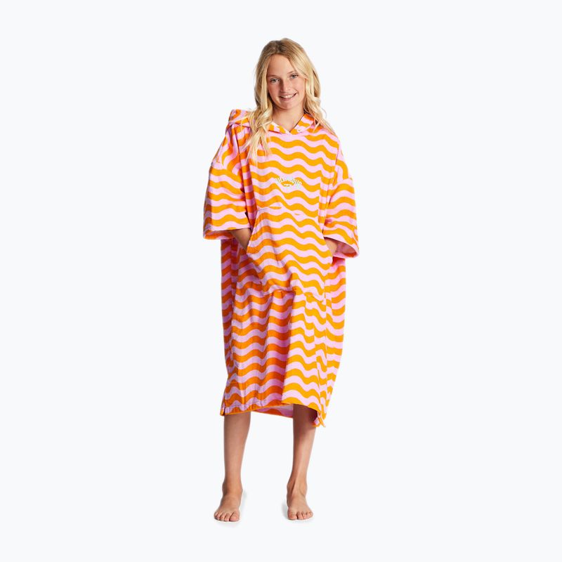 Női poncsó Billabong Womens Hooded Towel waves all day