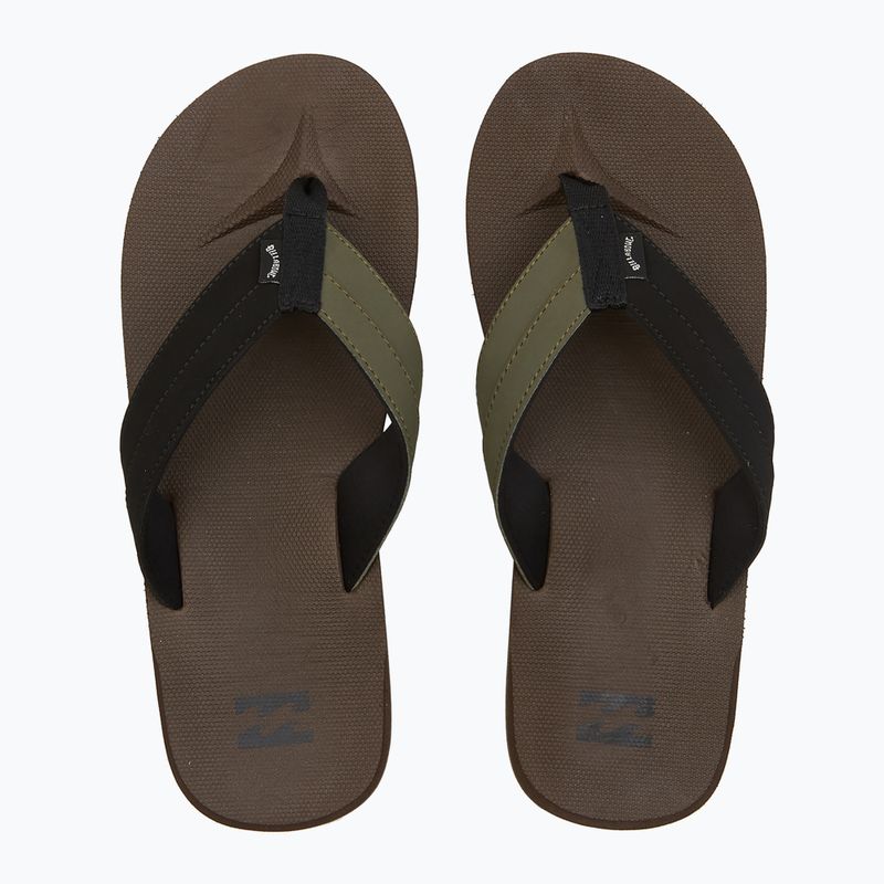 Billabong All Day chocolate férfi flip-flop papucs 10