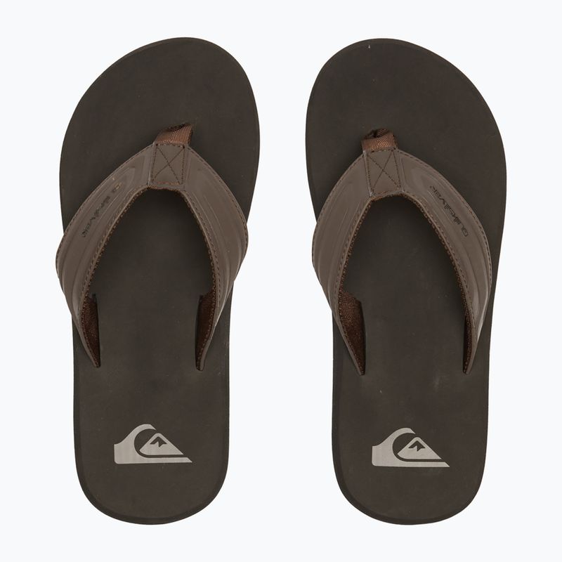 Quiksilver férfi Monkey Wrench Core flip flop barna AQYL101324 11