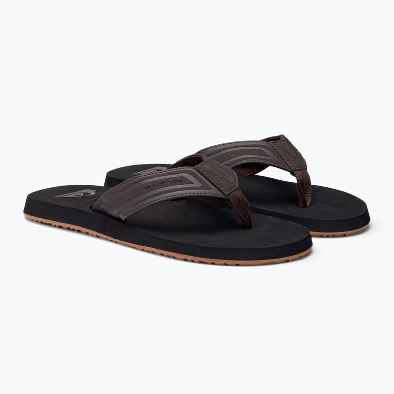 Quiksilver férfi Monkey Wrench Core flip flop barna AQYL101324 4