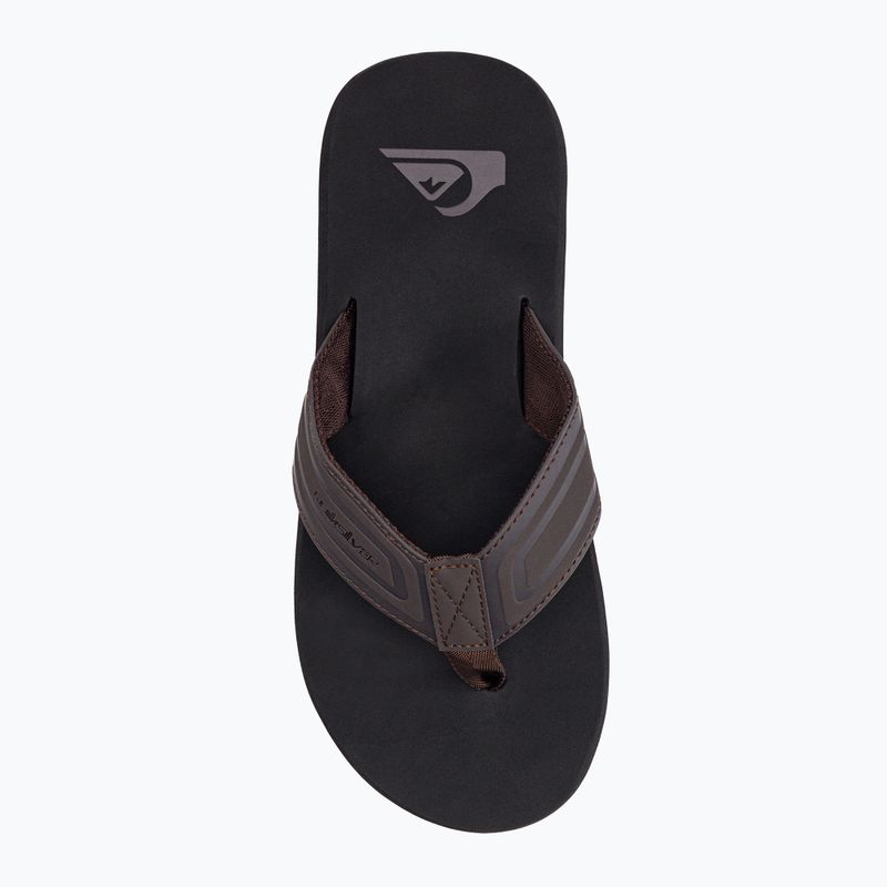 Quiksilver férfi Monkey Wrench Core flip flop barna AQYL101324 6