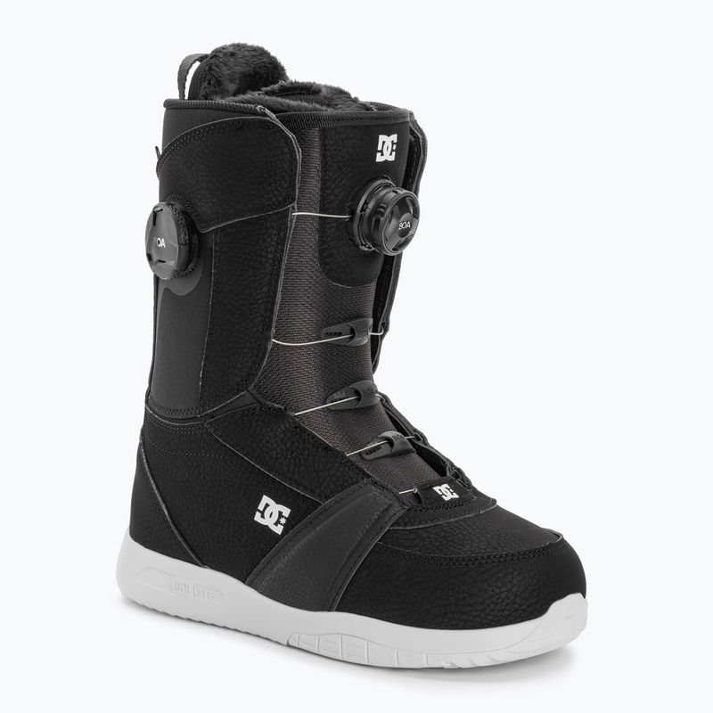 Női snowboard csizma DC Lotus fekete/fehér
