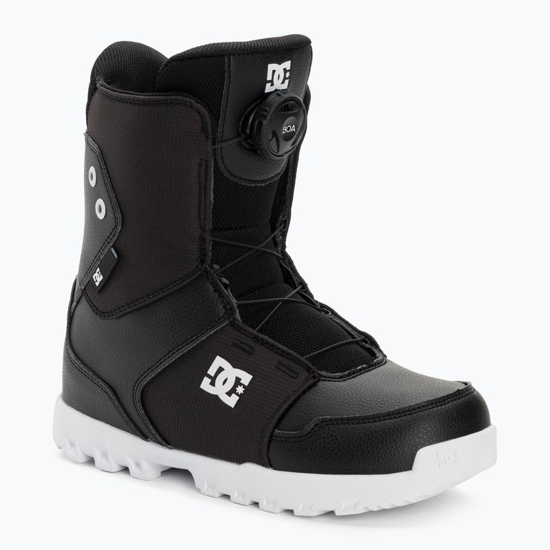 Gyermek snowboard csizma DC Youth Scout fekete/fehér