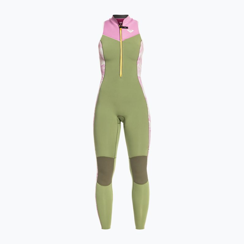 Női neoprén ruha ROXY 1.5 mm Long John palmed out light gray