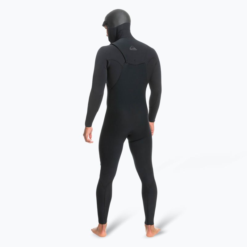 Férfi neoprén ruha Quiksilver Highline 5/4/3 Chest Zip Hooded black 3