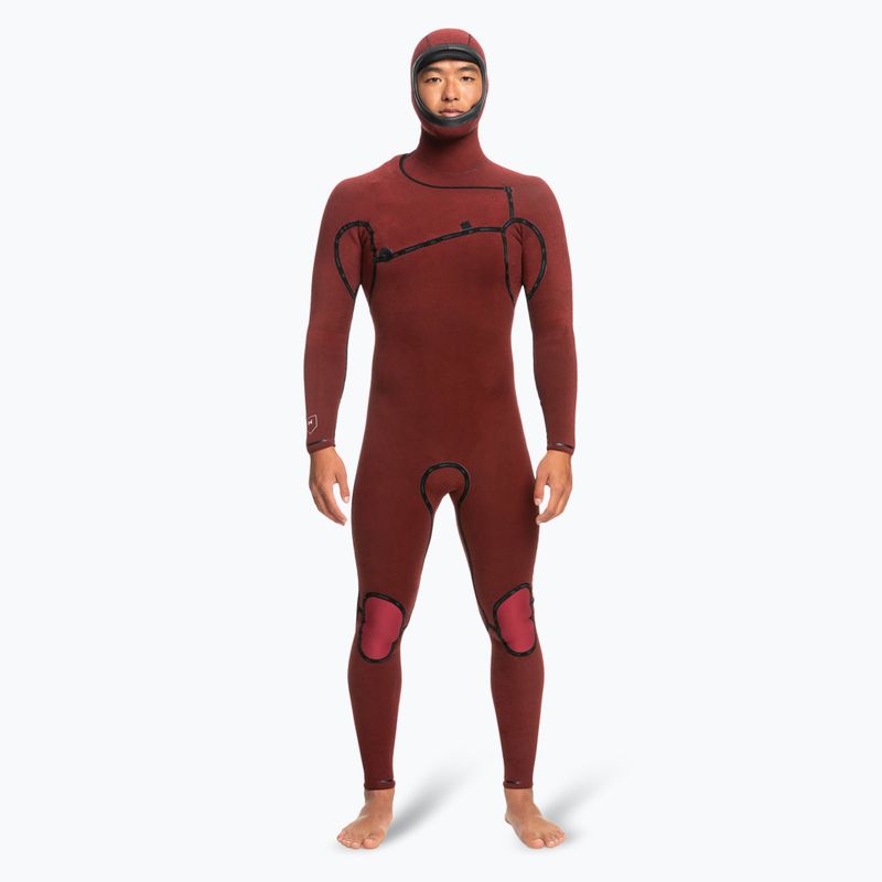 Férfi neoprén ruha Quiksilver Highline 5/4/3 Chest Zip Hooded black 5