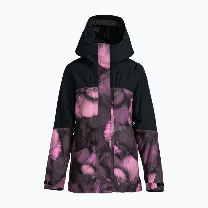 Női snowboard dzseki ROXY Gore-Tex Glade Printed true black pansy pansy pansy 6