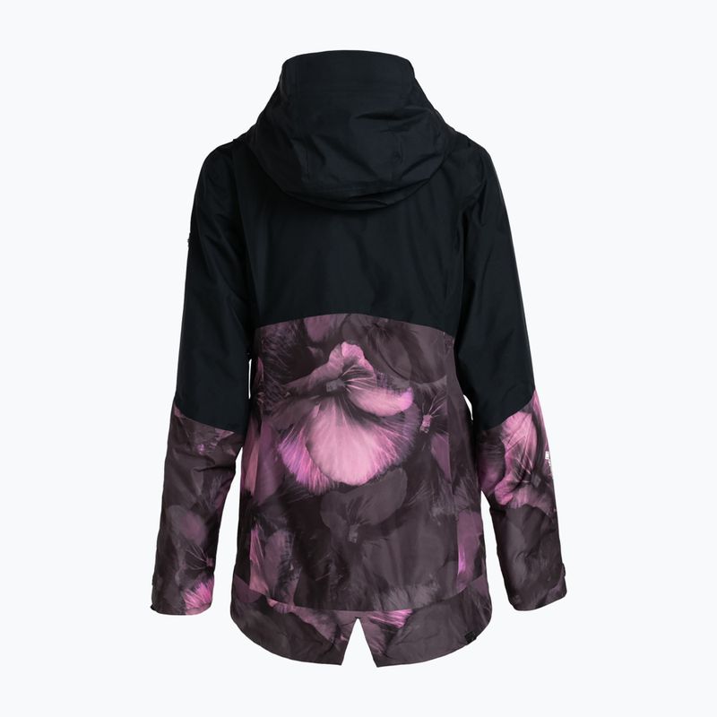 Női snowboard dzseki ROXY Gore-Tex Glade Printed true black pansy pansy pansy 7