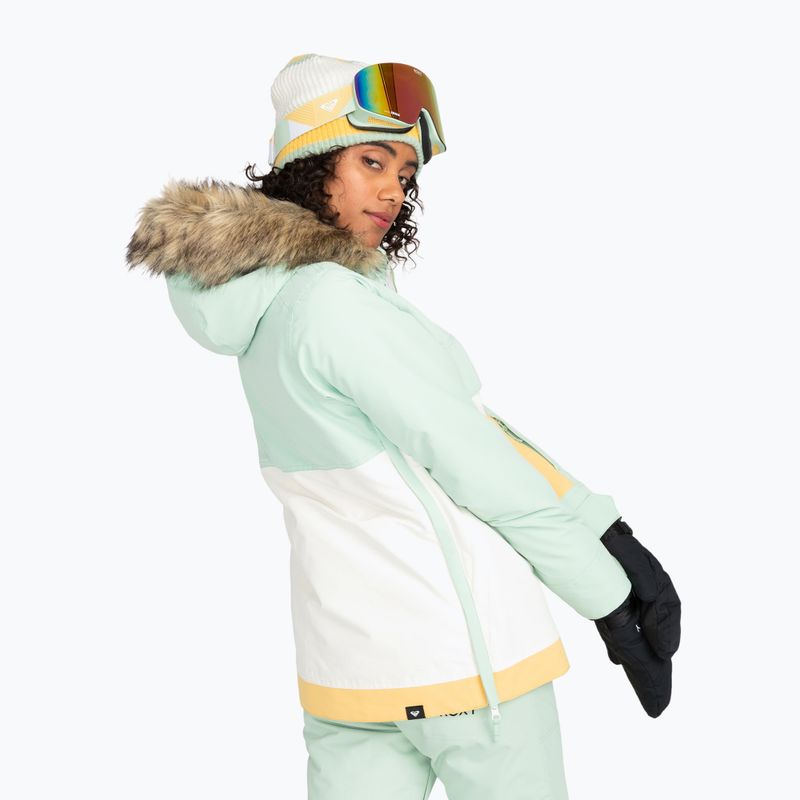 Női snowboard dzseki ROXY Shelter cameo zöld 3