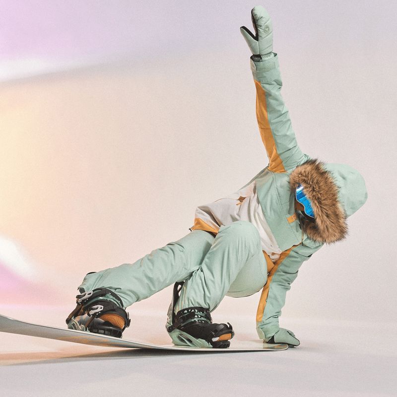 Női snowboard dzseki ROXY Shelter cameo zöld 13