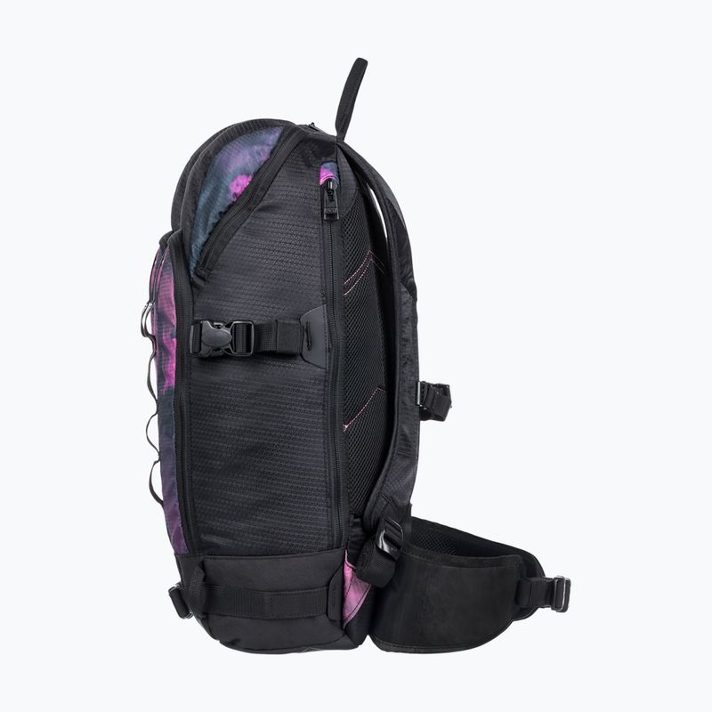 Női ROXY Tribute 23 l true black pansy snowboard hátizsák 5