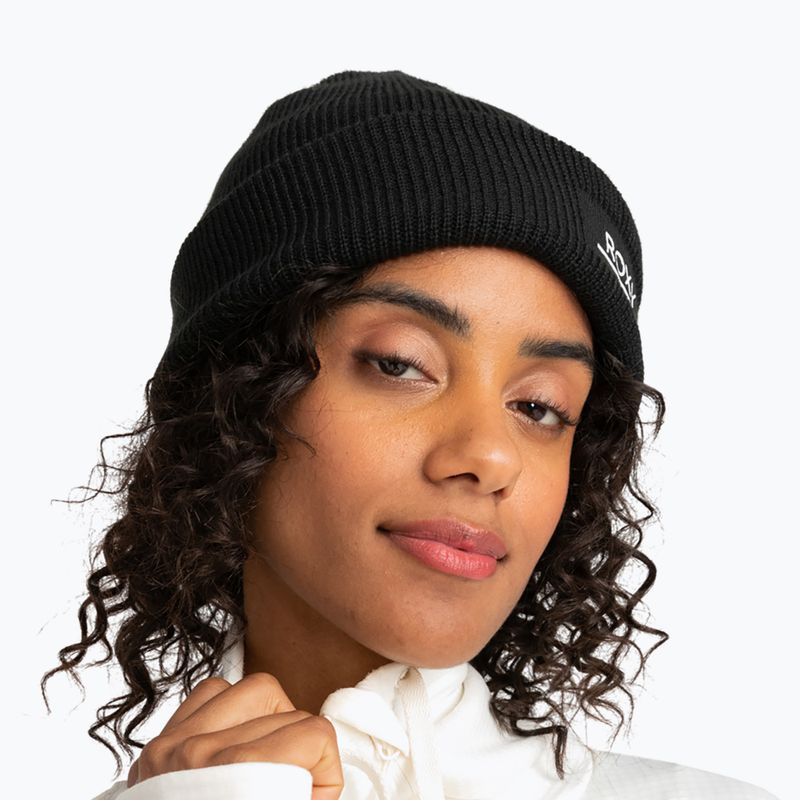 Női snowboard sapka ROXY Folker Beanie true fekete 7