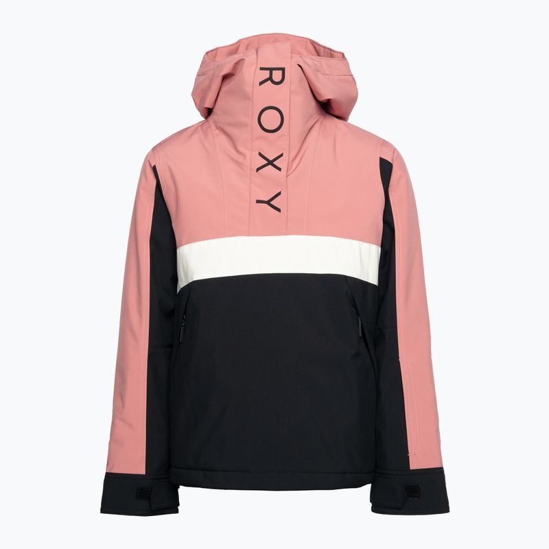 Gyermek snowboard dzseki ROXY Shelter Girl poros rózsaszín 4