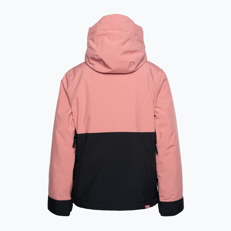 Gyermek snowboard dzseki ROXY Shelter Girl poros rózsaszín 5