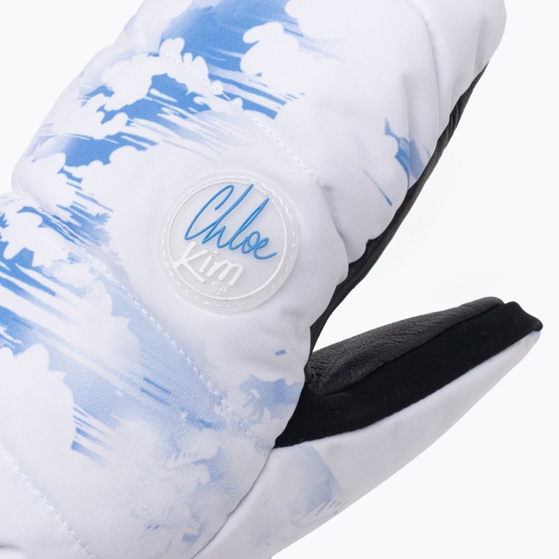 Női snowboard kesztyű ROXY Flint Creek Mitt azúrkék felhők 5