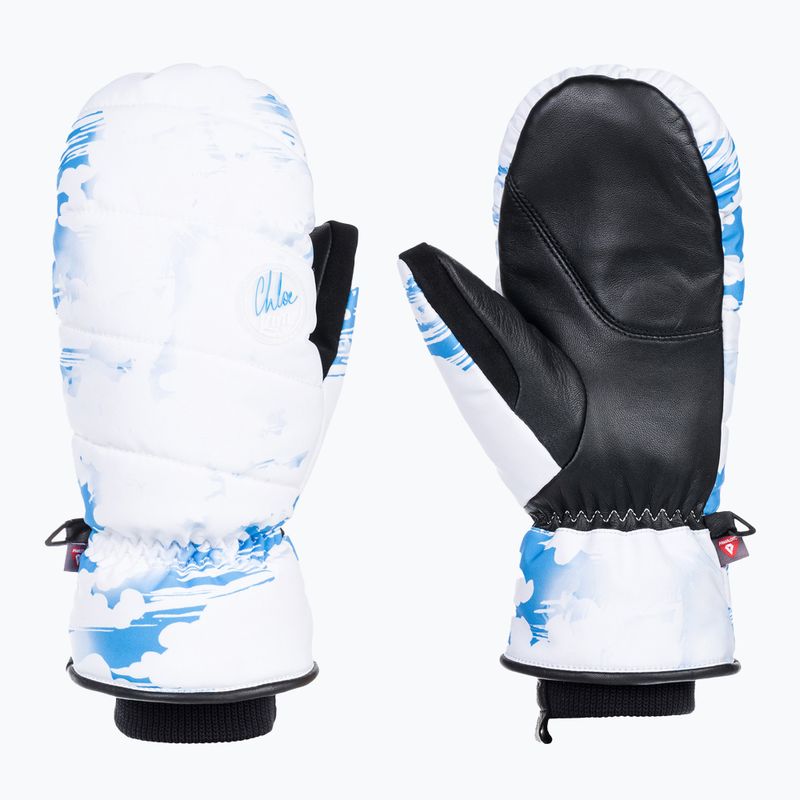 Női snowboard kesztyű ROXY Flint Creek Mitt azúrkék felhők 7
