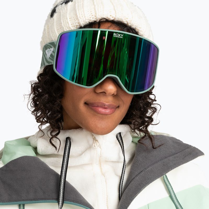 ROXY Storm női snowboard szemüveg sötét erdő/zöld ml 5
