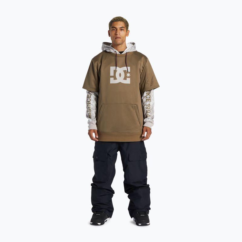 Férfi DC Dryden sand stone snowboard melegítőfelső 2
