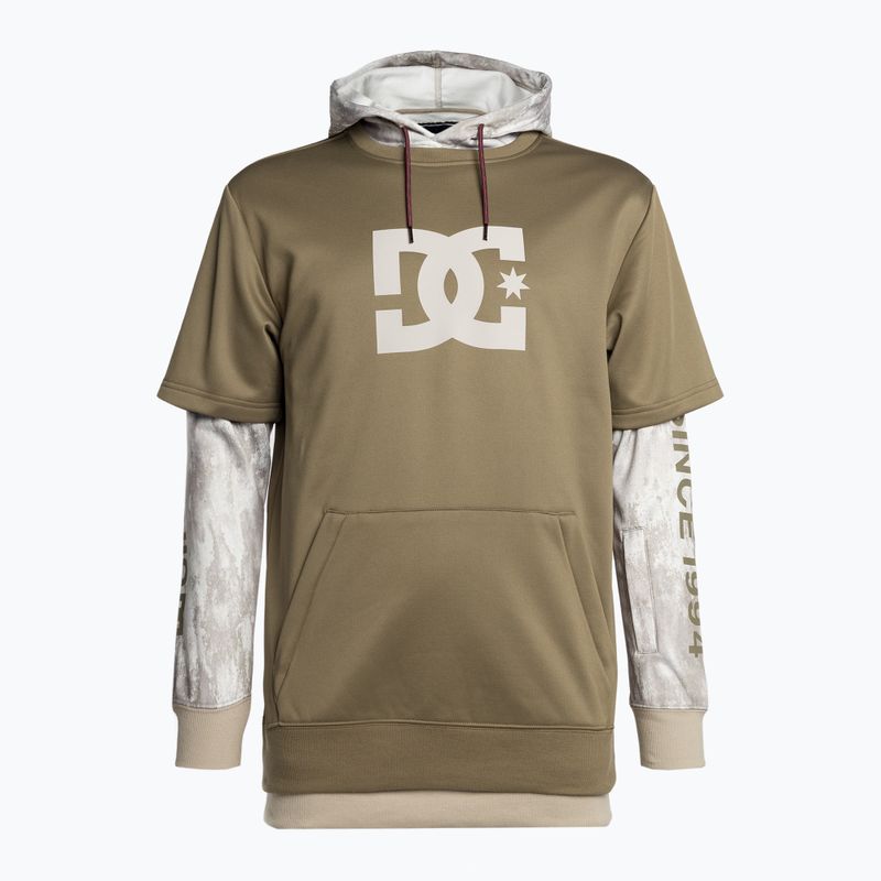 Férfi DC Dryden sand stone snowboard melegítőfelső 6