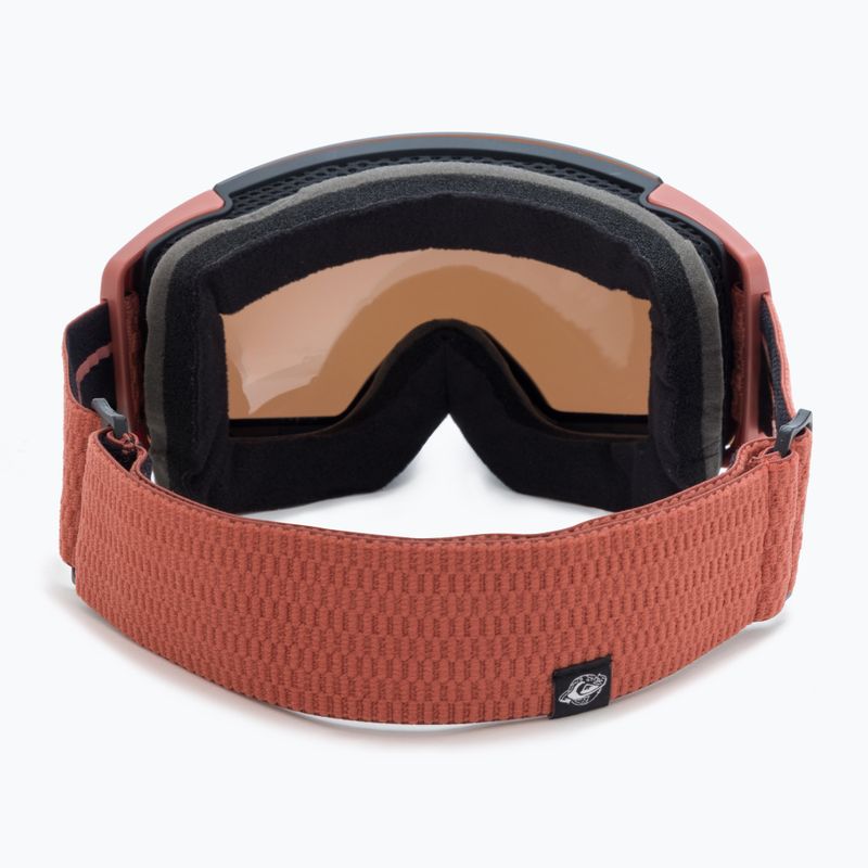 Quiksilver Greenwood S3 fekete vörösfenyő / clux gold mi snowboardszemüveg 2
