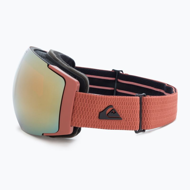 Quiksilver Greenwood S3 fekete vörösfenyő / clux gold mi snowboardszemüveg 4