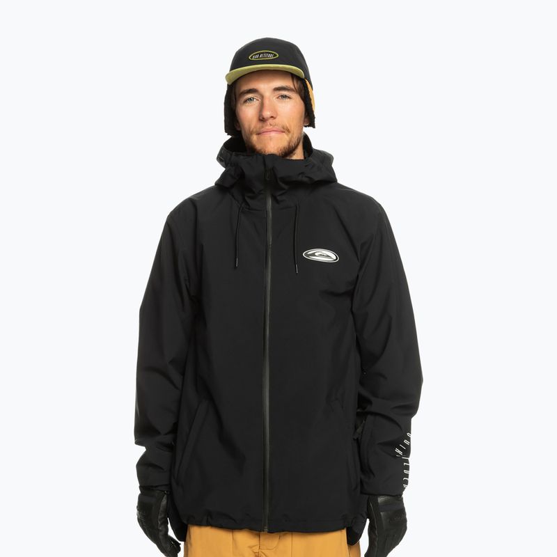 Férfi Quiksilver High In The Hood snowboard dzseki true black