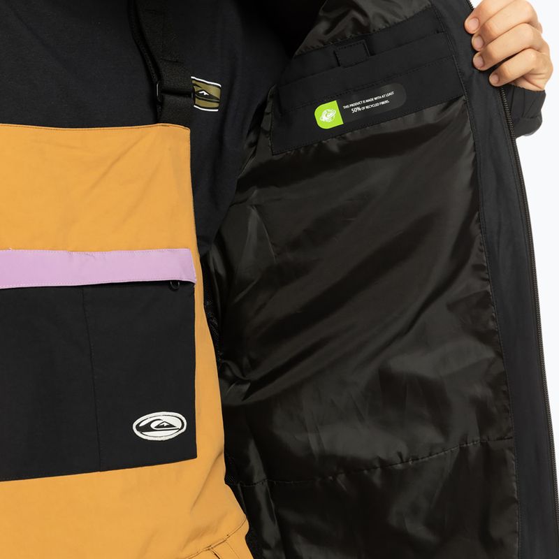 Férfi Quiksilver High In The Hood snowboard dzseki true black 10