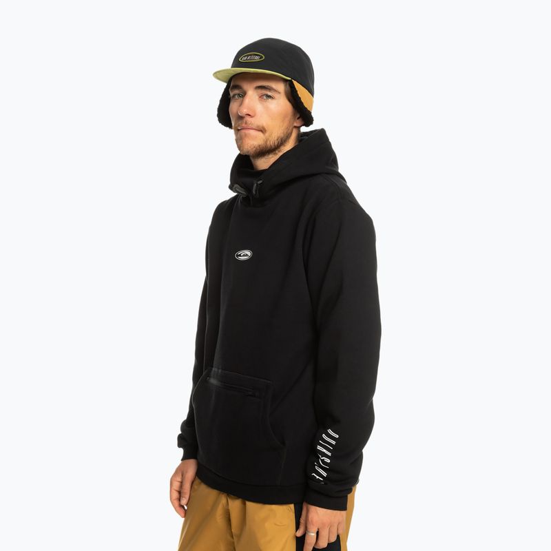 Férfi Quiksilver Big Logo Tech Hoodie EQYFT04786 true fekete 4