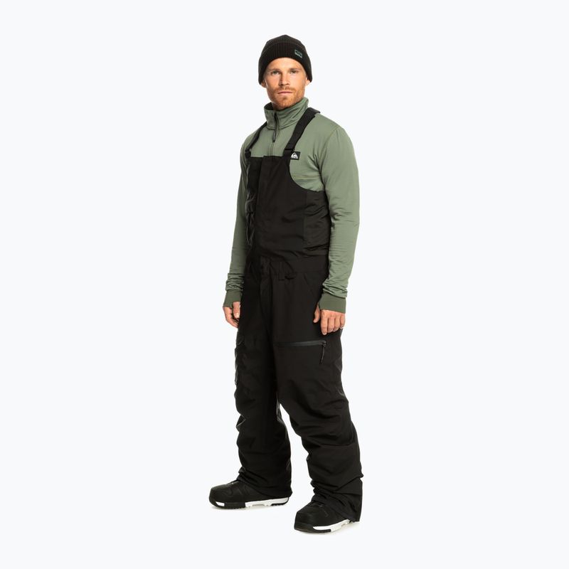 Férfi Quiksilver Utility Bib snowboard nadrág igaz fekete 2