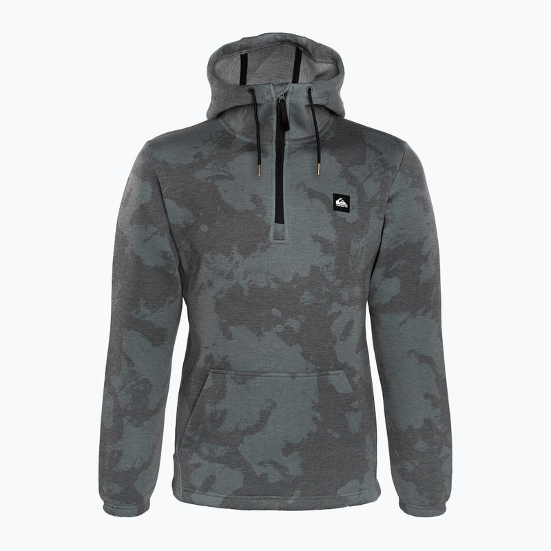 Quiksilver Shredder Hoodie tie dye igaz fekete snowboard melegítőfelső