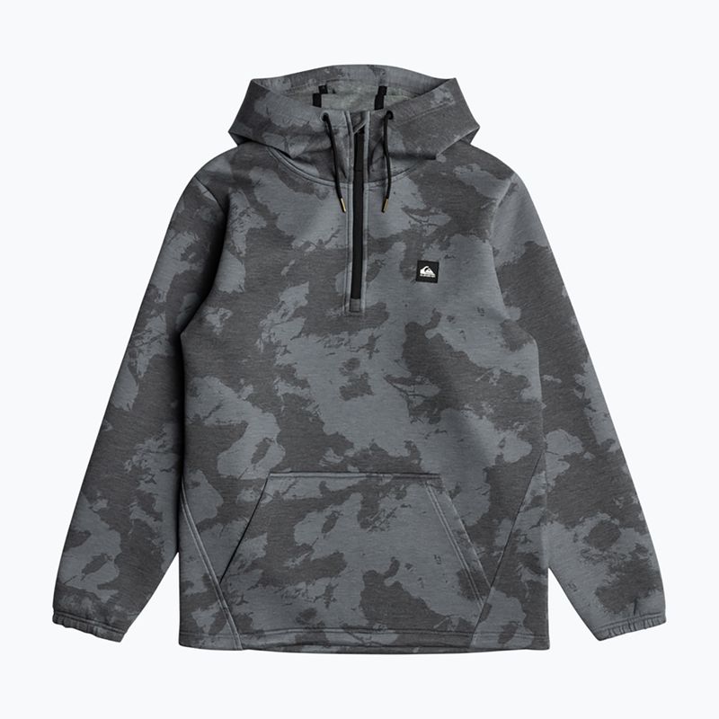 Quiksilver Shredder Hoodie tie dye igaz fekete snowboard melegítőfelső 4