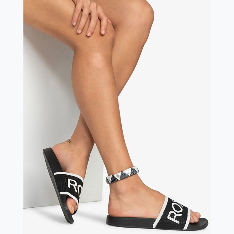 Női flip-flopok ROXY Slippy Knit fekete 5