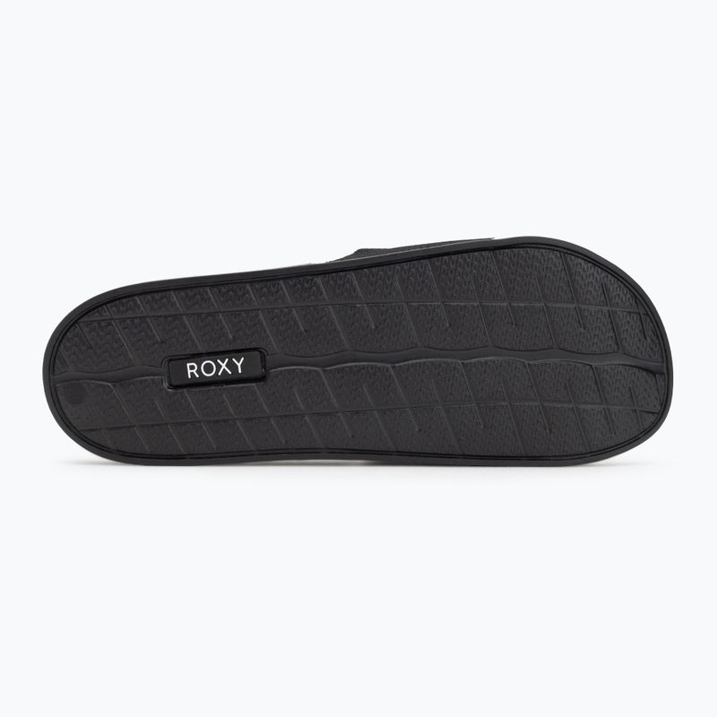 Női flip-flopok ROXY Slippy Knit fekete 4