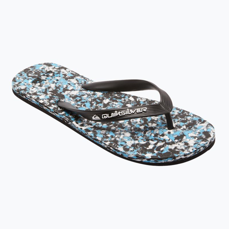 Quiksilver Molokai Recycled fekete/kék/kék férfi flip flopok 8