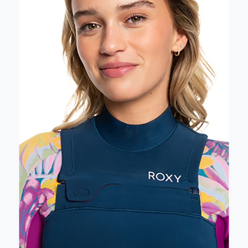 Női neoprén ruha ROXY 4/3 Swell Series FZ anthracite hot tropics swim ax 5