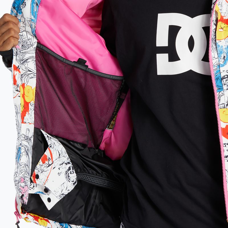 Férfi DC AW Basis szentek és bűnösök snowboard dzseki 8