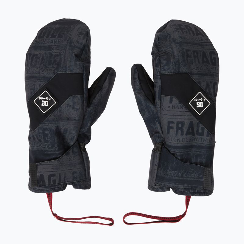 Férfi snowboard kesztyűk DC AW Franchise Mitten fekete törékeny 5