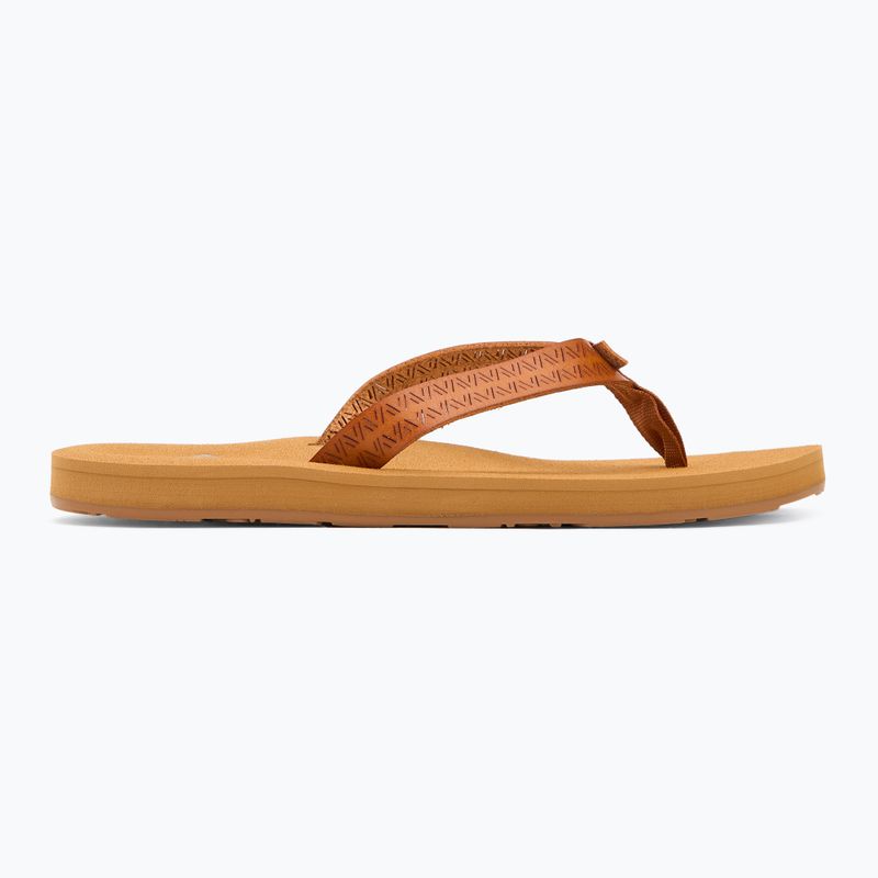 Női ROXY Porto Motif flip flopok barna színben 2