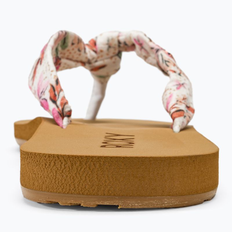 Női flip-flop papucs ROXY Paia V white/crazy pink print 7