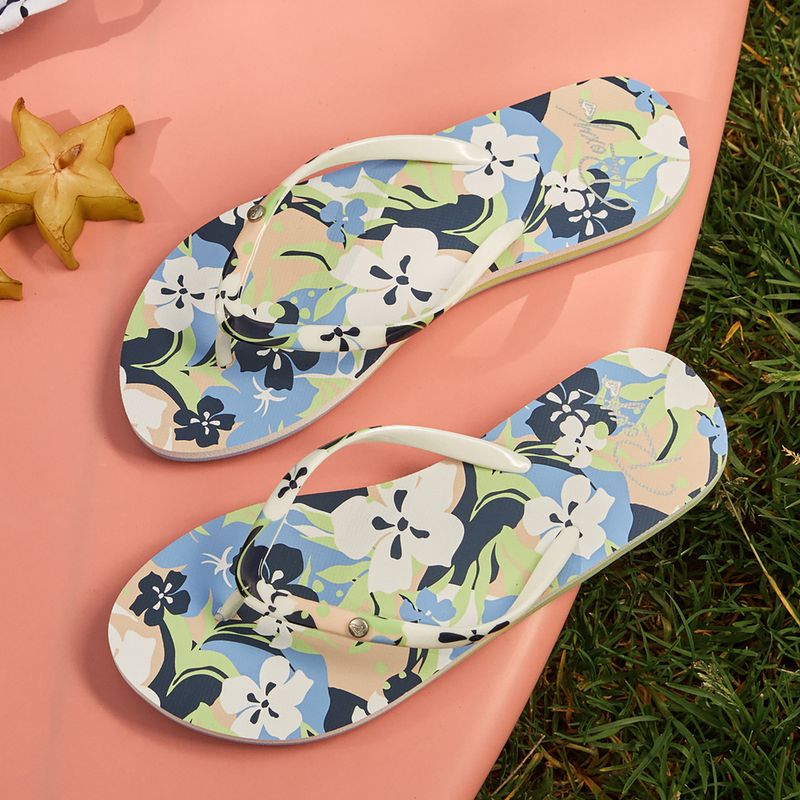 Női flip-flop papucs ROXY PortoUszonyo III soft lime/ocean 4