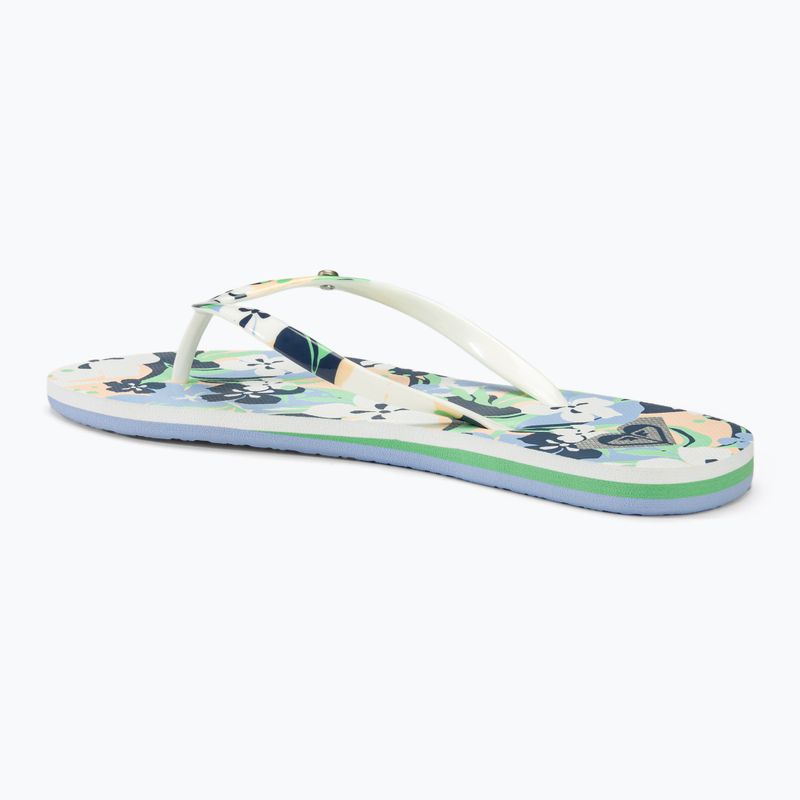 Női flip-flop papucs ROXY PortoUszonyo III soft lime/ocean 3