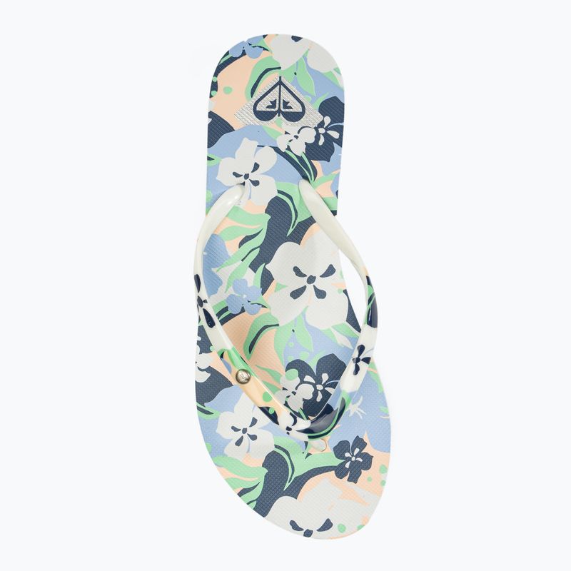 Női flip-flop papucs ROXY PortoUszonyo III soft lime/ocean 6