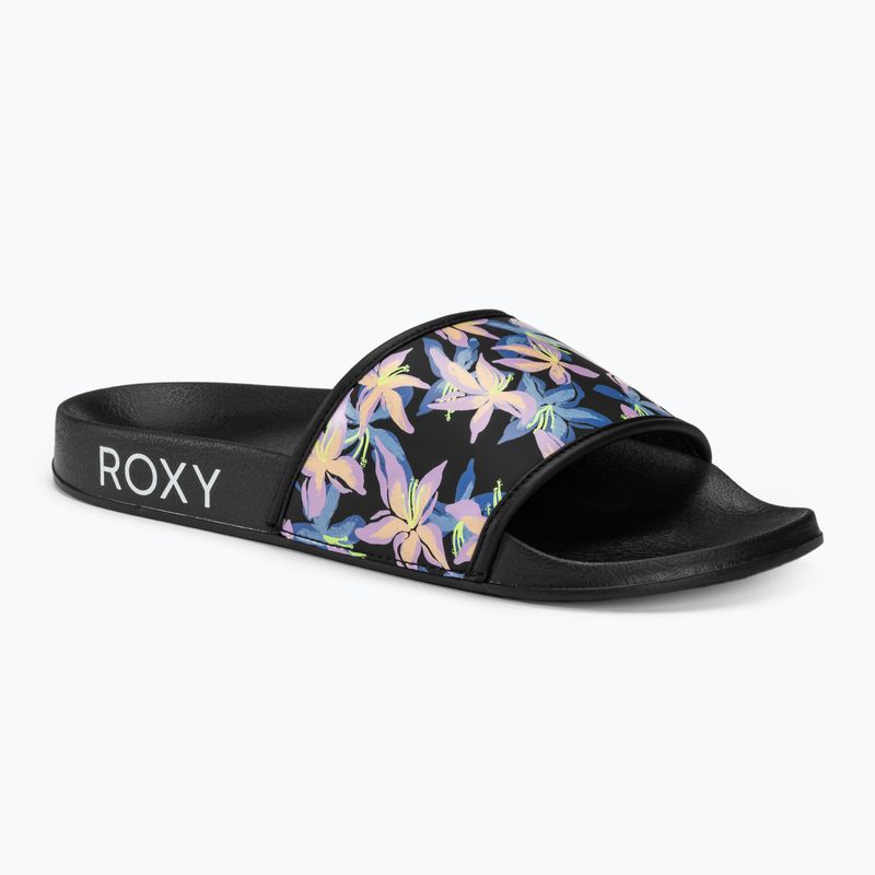 Női papucs ROXY Slippy IV black/boysenberry
